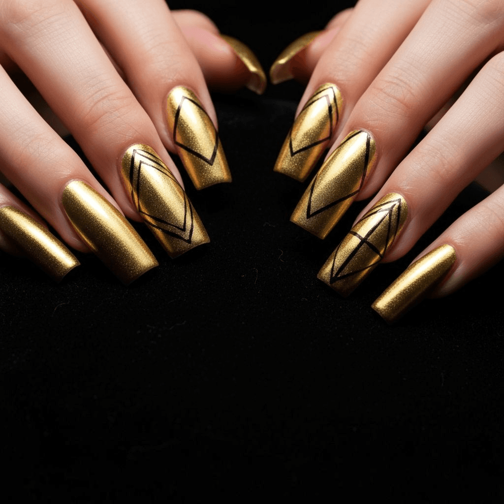 Luxury nail art background